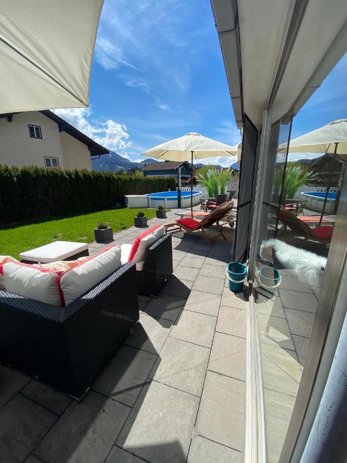 Modernes Alpenapartment Mit Sauna Wintergarten Und Pool Salisburgo